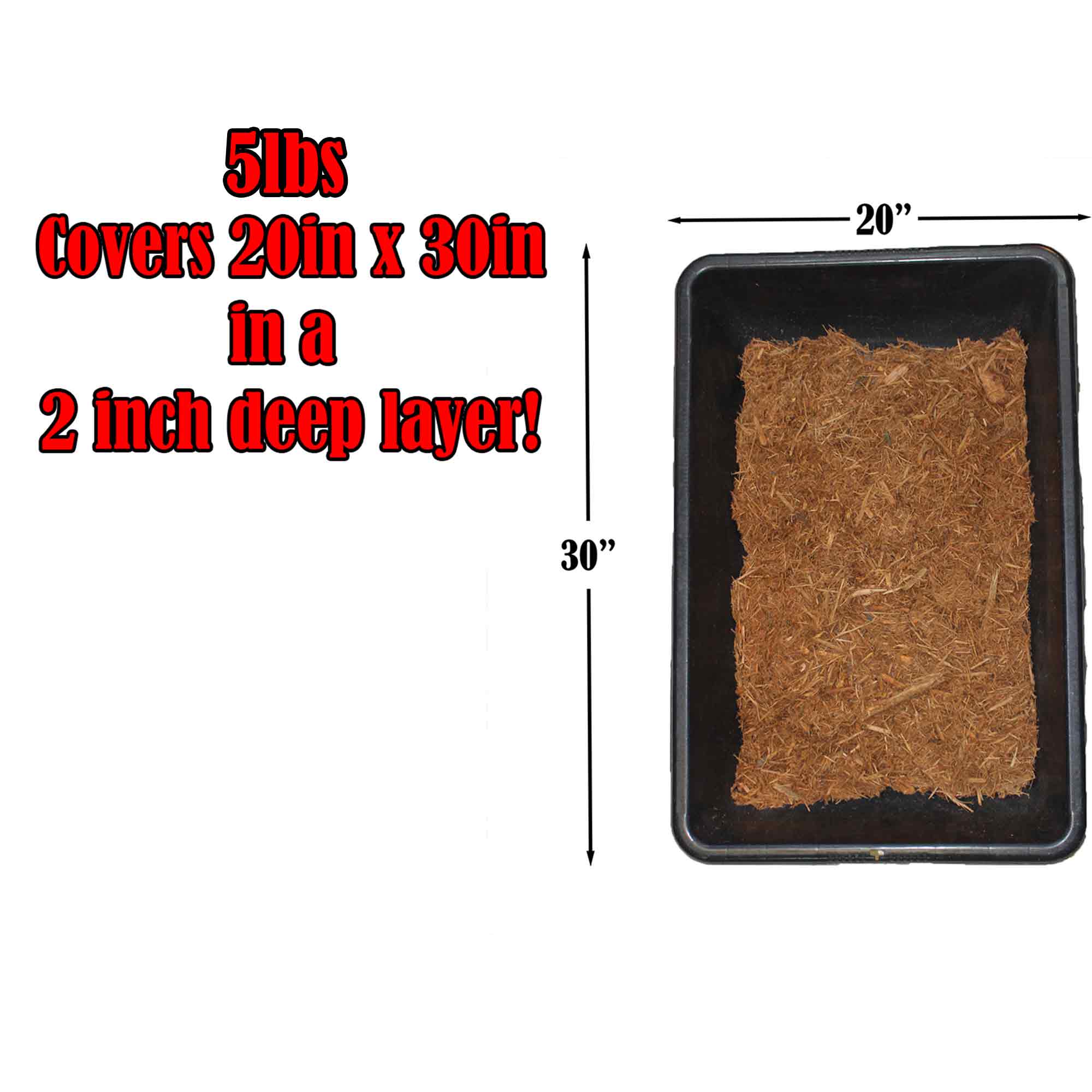 Mantillo de ciprés 100% natural de 5 lb 2
